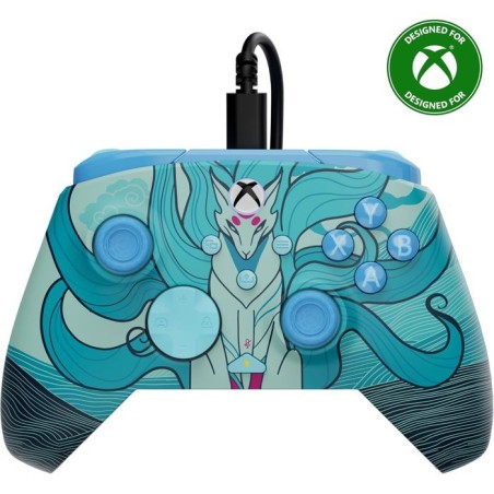 Manette de jeu - Xbox - Rematch Advanced - Filaire - Blue Kitsune - Co