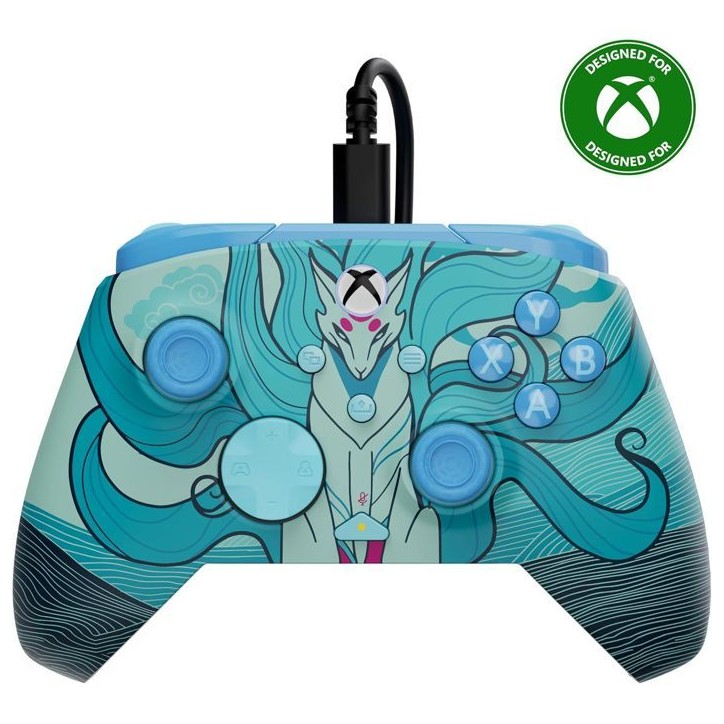 Manette de jeu - Xbox - Rematch Advanced - Filaire - Blue Kitsune - Compatible PC - Turtle Beach