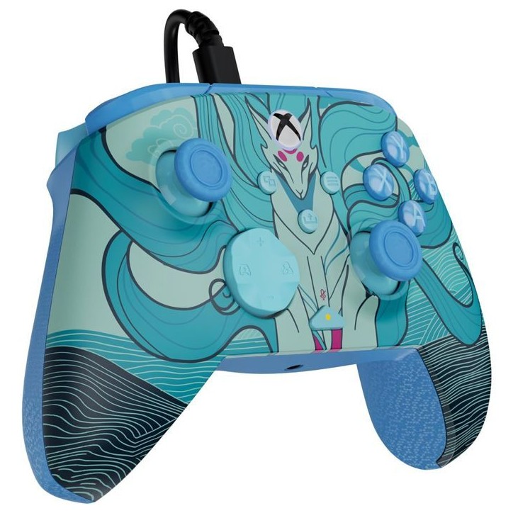 Manette de jeu - Xbox - Rematch Advanced - Filaire - Blue Kitsune - Compatible PC - Turtle Beach