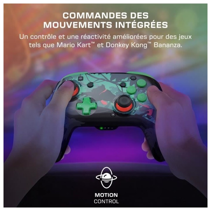 Manette de jeu - Nintendo Switch - Rematch Donkey Kong - Sans fil - Rouge/Jaune - Turtle Beach Manette de jeu - Nintendo Switch - Rematch Donkey Kong - Sans fil - Rouge/Jaune - Turtle Beach