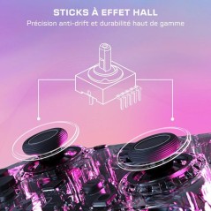 Manette de jeu - Nintendo Switch 2 - Afterglow - RGB - Filaire - Trans