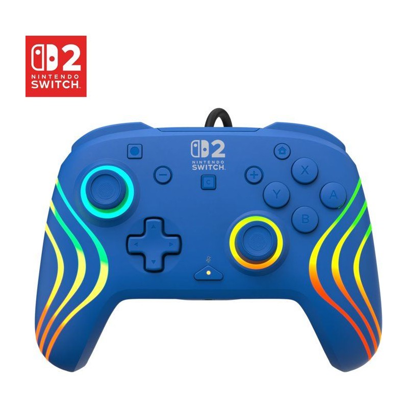 Manette Gaming filaire RGB - TURTLE BEACH - Afterglow Wave pour Ninten