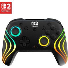 Manette de jeu - Nintendo Switch 2 - Afterglow Wave - RGB - Sans fil -