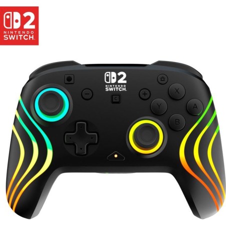 Manette de jeu - Nintendo Switch 2 - Afterglow Wave - RGB - Sans fil -