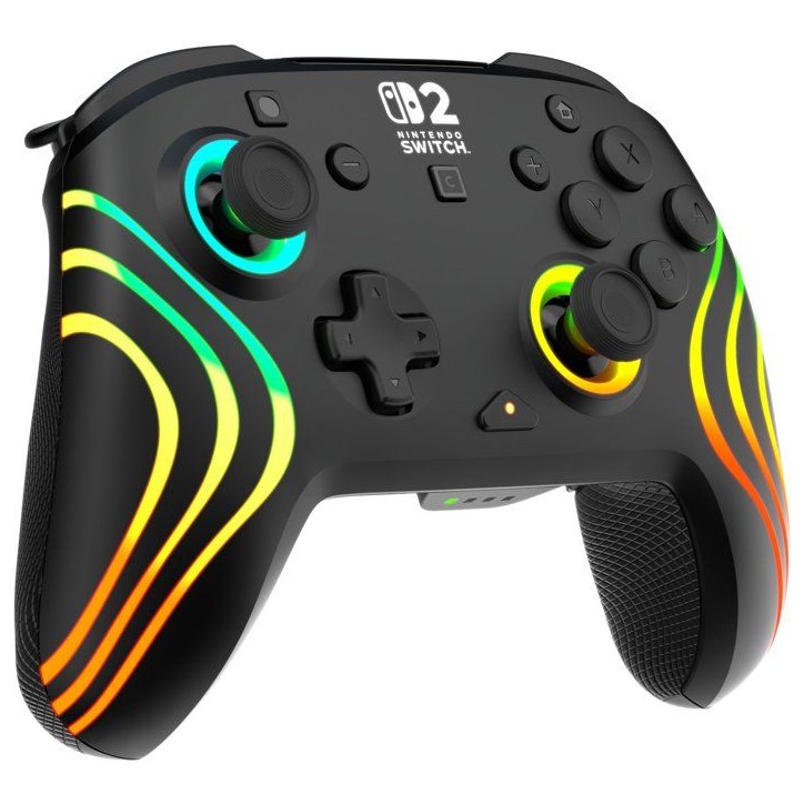 Manette de jeu - Nintendo Switch 2 - Afterglow Wave - RGB - Sans fil - Noir - Turtle Beach Manette de jeu - Nintendo Switch 2 - Afterglow Wave - RGB - Sans fil - Noir - Turtle Beach