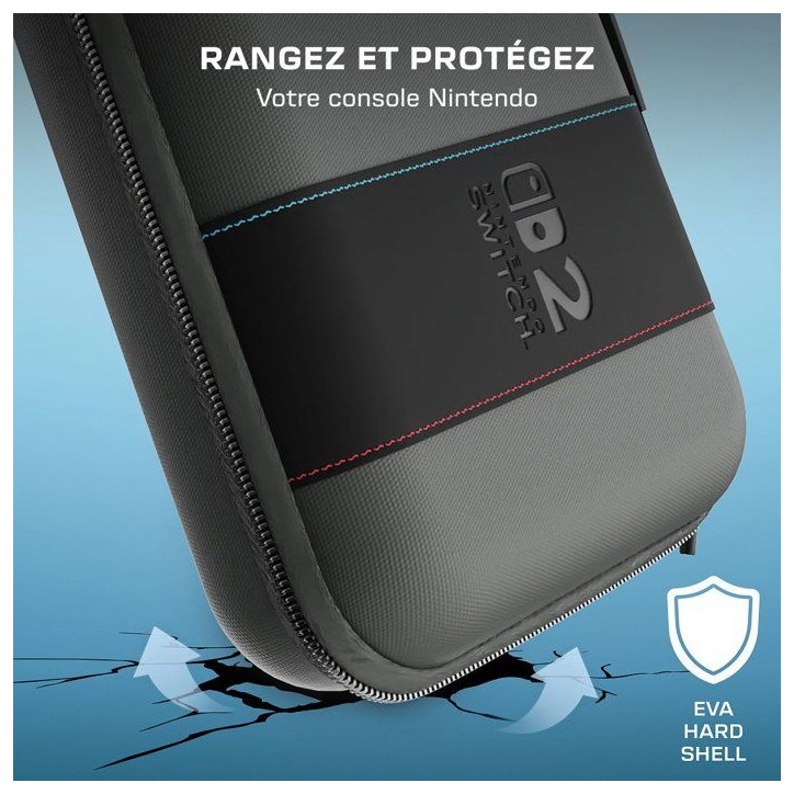 Etui de voyage -TURTLE BEACH - PlayTrek - Pour Nintendo Switch 2 - Gris Anthracite Etui de voyage -TURTLE BEACH - PlayTrek - Pour Nintendo Switch 2 - Gris Anthracite