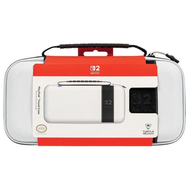 Etui de voyage -TURTLE BEACH - PlayTrek - Pour Nintendo Switch 2 - Blanc brillant Etui de voyage -TURTLE BEACH - PlayTrek - Pour Nintendo Switch 2 - Blanc brillant