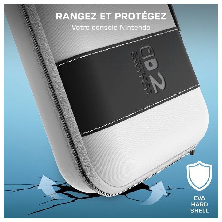 Etui de voyage -TURTLE BEACH - PlayTrek - Pour Nintendo Switch 2 - Blanc brillant Etui de voyage -TURTLE BEACH - PlayTrek - Pour Nintendo Switch 2 - Blanc brillant