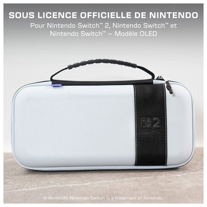 Etui de voyage -TURTLE BEACH - PlayTrek - Pour Nintendo Switch 2 - Blanc brillant Etui de voyage -TURTLE BEACH - PlayTrek - Pour Nintendo Switch 2 - Blanc brillant