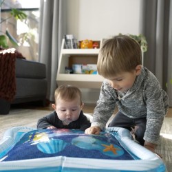BABY EINSTEIN  Tapis d'eau bébé, jeu sensoriel et d'éveil?, gonfla