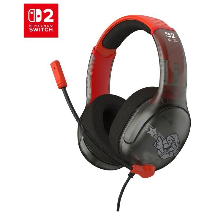 Casque Gaming filaire - TURTLE BEACH - Airlite Fit - Mario Star - Pour Nintendo Switch 2