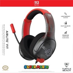 Casque Gaming filaire - TURTLE BEACH - Airlite Fit - Mario Star - Pour