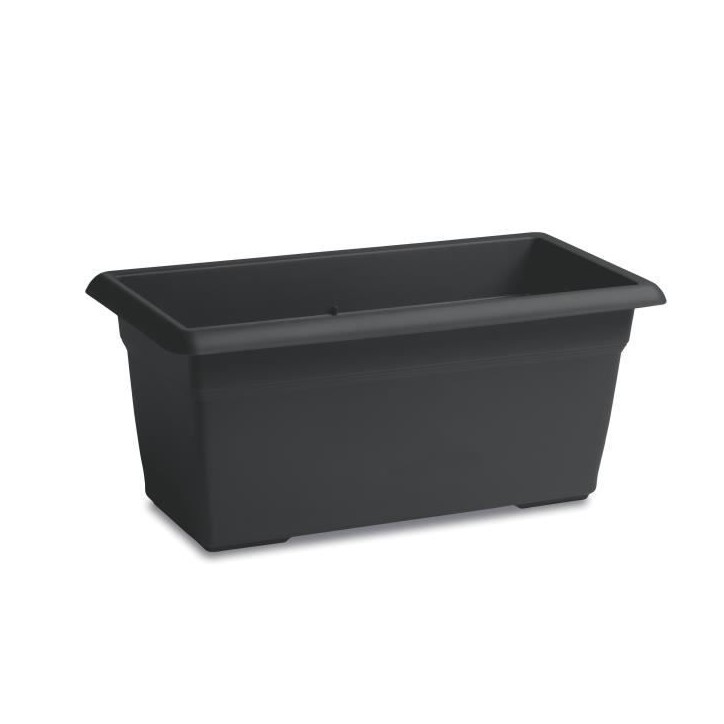 STEFANPLAST Bac a fleur/Jardiniere rectangulaire MEDITERRANEO - 110L - 100x45x40H cm - Plastique - Anthracite STEFANPLAST Bac a fleur/Jardiniere rectangulaire MEDITERRANEO - 110L - 100x45x40H cm - Plastique - Anthracite