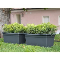 STEFANPLAST Bac a fleur/Jardiniere rectangulaire MEDITERRANEO - 110L -