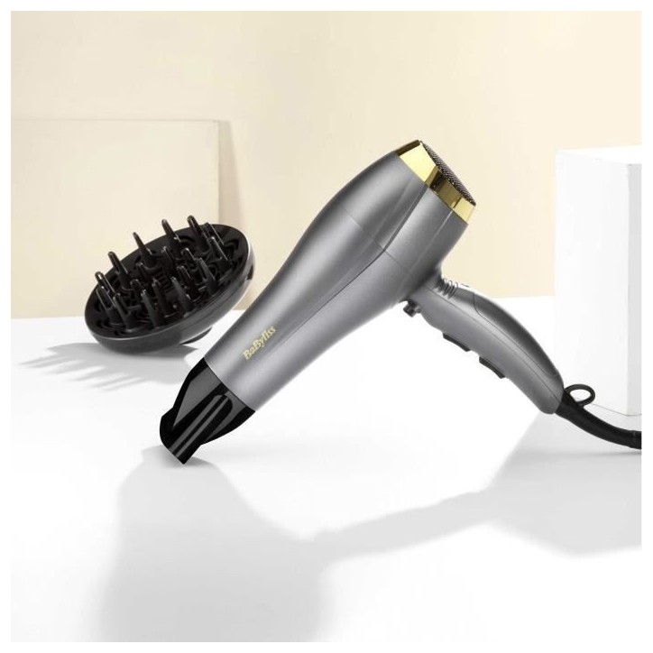 Seche-cheveux - BABYLISS - 5513TE - 2300 W - Technologie Ionique - Titane Céramique - 3 Températures
