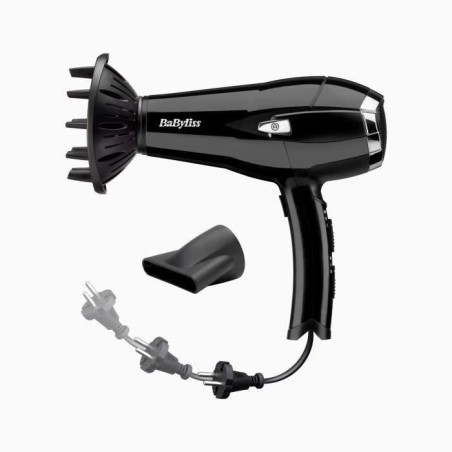 Seche-cheveux Babyliss D374DE Cordkeeper 2000 avec technologie Ionique