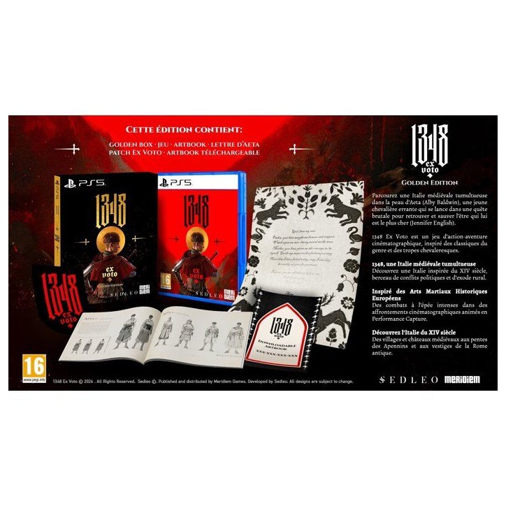 1348 Ex Voto - Golden Edition - Jeu PS5 1348 Ex Voto - Golden Edition - Jeu PS5