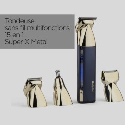 Tondeuse multi-usages sans fil - BABYLISS - MT992E Super-X Metal - Aut