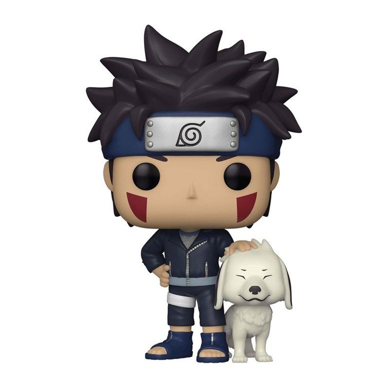 Figurine Funko Pop! - Naruto Shippuden Kiba Inuzuka avec Akamaru - Vin