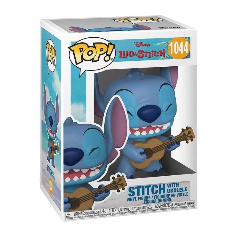 Figurine Funko Pop! - Disney Stitch avec Ukulélé - Vinyle