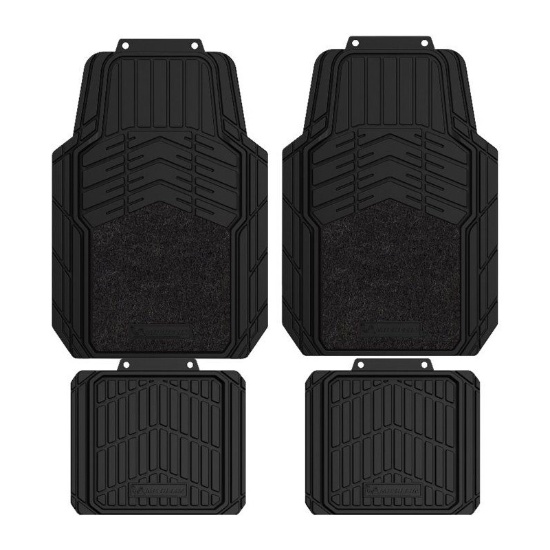Michelin 4 Tapis Universels Caoutchouc + Moquette