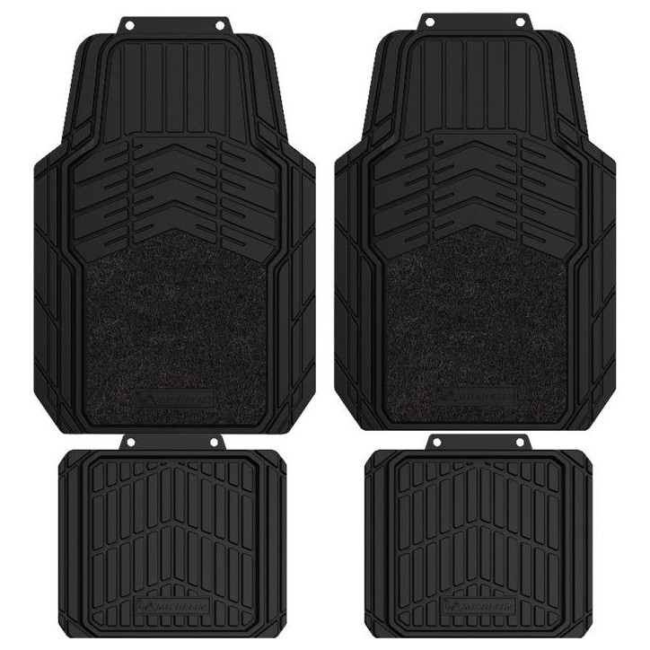 Michelin 4 Tapis Universels Caoutchouc + Moquette Michelin 4 Tapis Universels Caoutchouc + Moquette