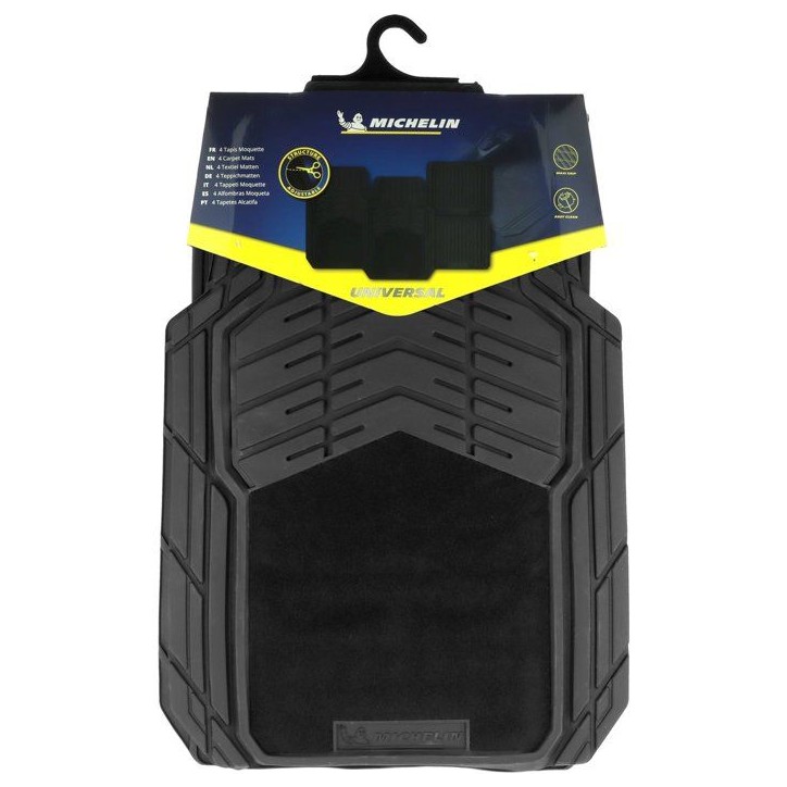 Michelin 4 Tapis Universels Caoutchouc + Moquette Michelin 4 Tapis Universels Caoutchouc + Moquette