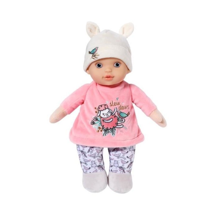 Baby Born - Baby Annabell Sweetie - Poupée chiffon de 30 cm - Hochet intégré - Tout doux - A partir de 0 mois
