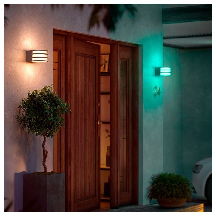Applique murale - PHILIPS HUE - Lucca - Anthracite - A60 WCA - IP44