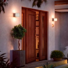 Applique murale - PHILIPS HUE - Lucca - Anthracite - A60 WCA - IP44