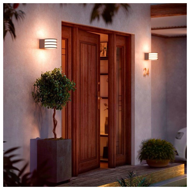 Applique murale - PHILIPS HUE - Lucca - Anthracite - A60 WCA - IP44