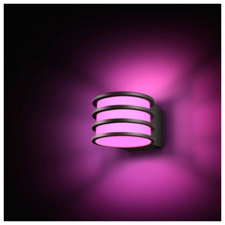 Applique murale - PHILIPS HUE - Lucca - Anthracite - A60 WCA - IP44