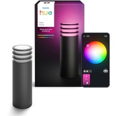 Lampe sur pied - PHILIPS HUE - Lucca - Anthracite - 1xA60 WCA - IP44