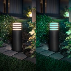 Lampe sur pied - PHILIPS HUE - Lucca - Anthracite - 1xA60 WCA - IP44