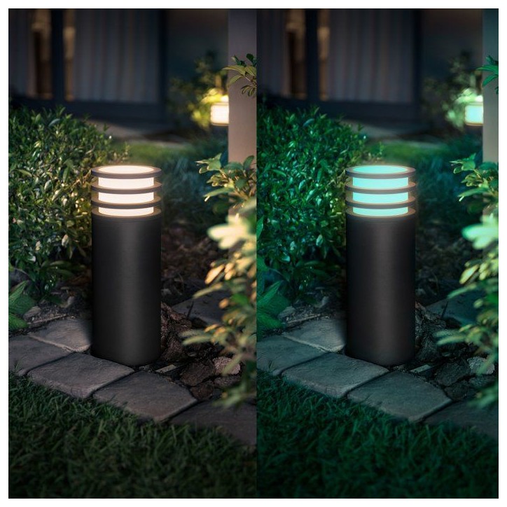 Lampe sur pied - PHILIPS HUE - Lucca - Anthracite - 1xA60 WCA - IP44 Lampe sur pied - PHILIPS HUE - Lucca - Anthracite - 1xA60 WCA - IP44