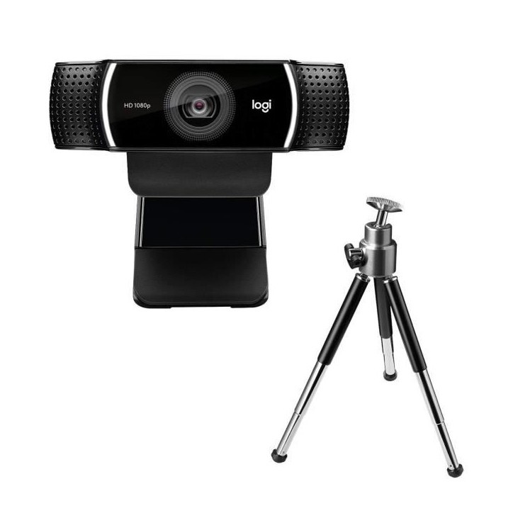 Webcam - Full HD 1080p - Logitech G - C922 Pro - Microphone intégré - Stream