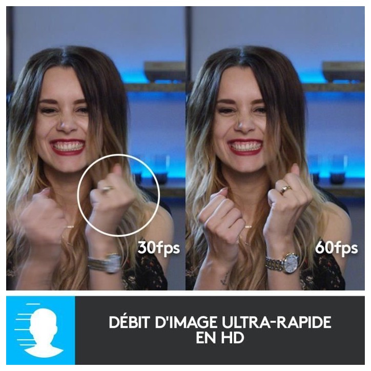 Webcam - Full HD 1080p - Logitech G - C922 Pro - Microphone intégré - Stream
