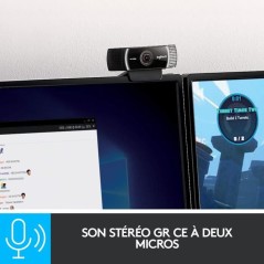 Webcam - Full HD 1080p - Logitech G - C922 Pro - Microphone intégré