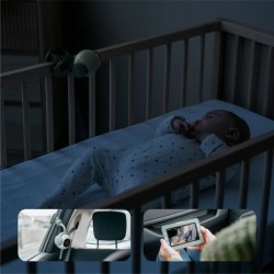 Babyphone Caméra YOO Go+ - Ecran HD 5 720P - Batterie Rechargeable, A