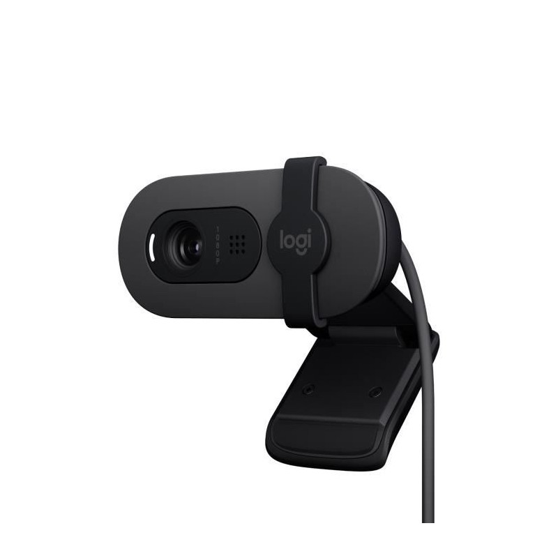 Webcam - Full HD 1080p - Logitech - Brio 100 - Microphone intégré -