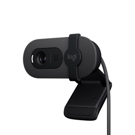 Webcam - Full HD 1080p - Logitech - Brio 100 - Microphone intégré -
