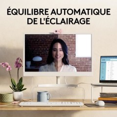 Webcam - Full HD 1080p - Logitech - Brio 100 - Microphone intégré -