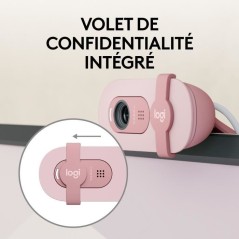 Webcam - Full HD 1080p - Logitech - Brio 100 - Microphone intégré -