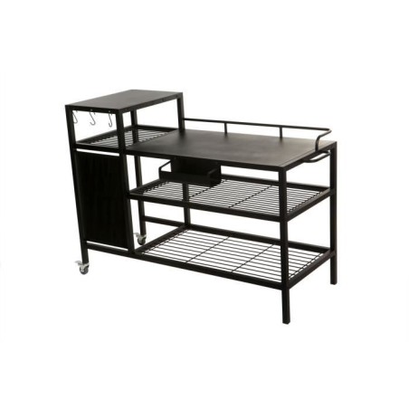 BRASERO Chariot pour Plancha - 128x60x89 cm - Pour plancha jusqu'a 4 f
