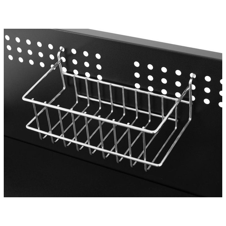 Chariot multifonction - COOKINGBOX - Plateau supérieur : 100 x 50 cm - Poignée - 2 roues arrieres - Acier Chariot multifonction - COOKINGBOX - Plateau supérieur : 100 x 50 cm - Poignée - 2 roues arrieres - Acier