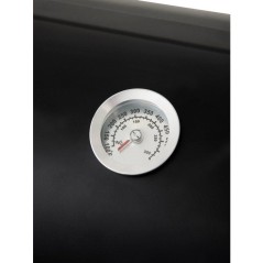 Fumoir au charbon - COOKINGBOX - Deux foyers cylindriques - Acier - Po