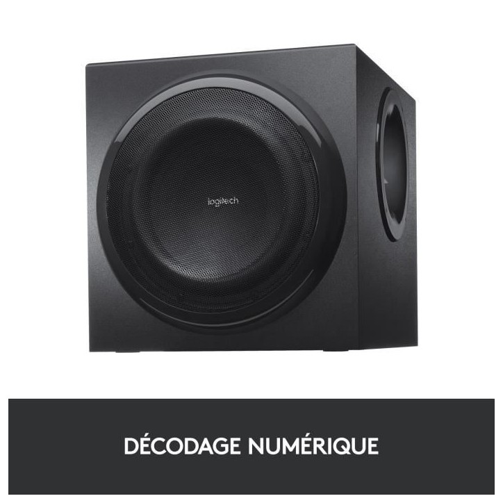 Enceinte PC - Filaire - Logitech - Z906 - Noir