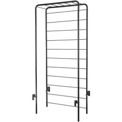 Porte-plantes - DEROMA - Cosmo - 78 x H 155 cm - Métal - Gris