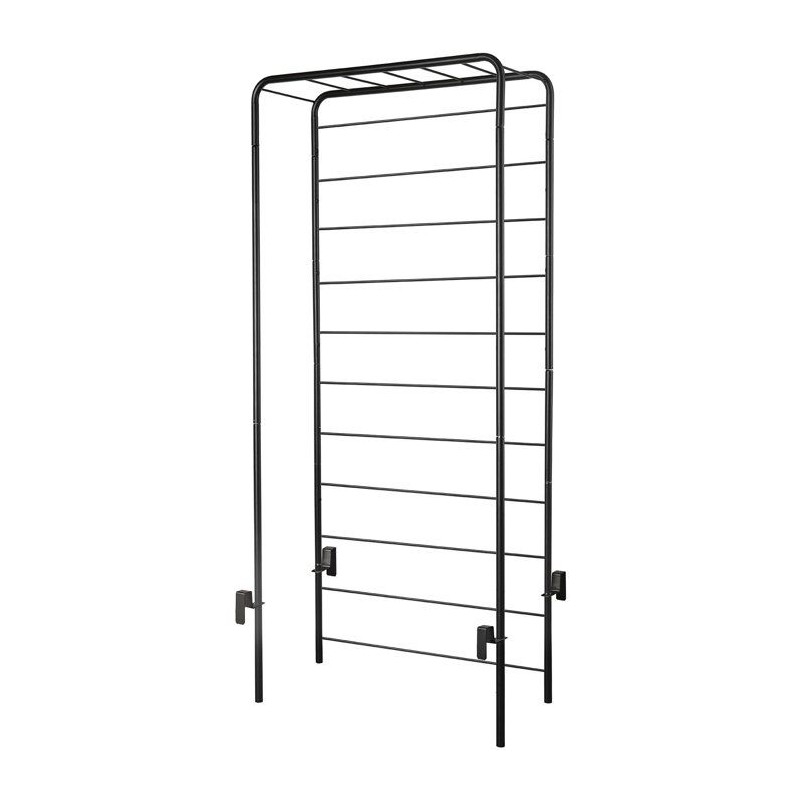Porte-plantes - DEROMA - Cosmo - 78 x H 155 cm - Métal - Gris