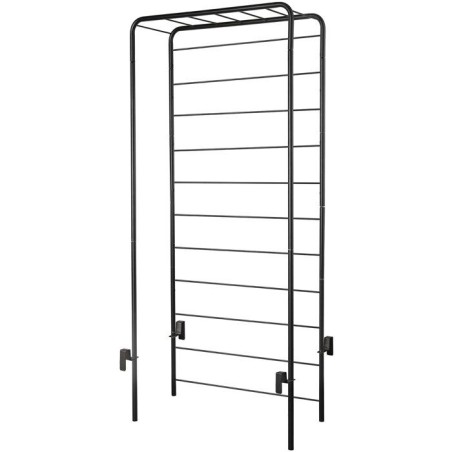 Porte-plantes - DEROMA - Cosmo - 78 x H 155 cm - Métal - Gris